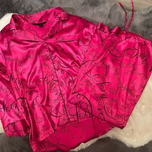 Victoria Secret Satin Long Pajama Set